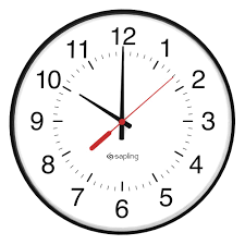 Clock face showing 10 o'clock
